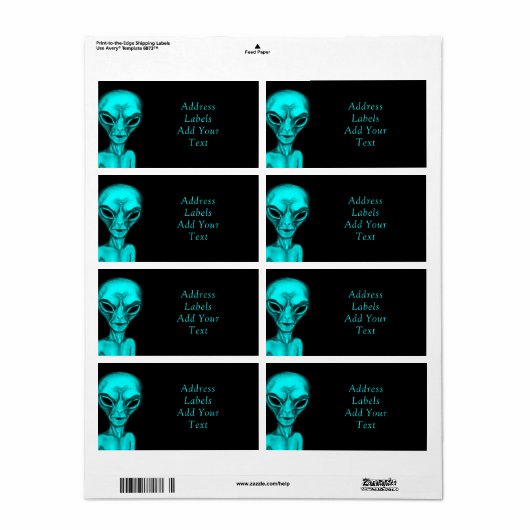 エイリアン ラベル (フルシート)