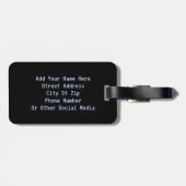 エイリアン – 何??人間実在は? ラゲッジタグ (裏面横)