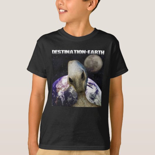 エイリアン - 地球に目的地 Tシャツ (正面)