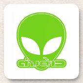 エイリアン[外国人]唐ダオ★タイ語文字 コースター (正面)