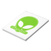 エイリアン[外国人]唐ダオ★タイ語文字 ノートパッド (回転)