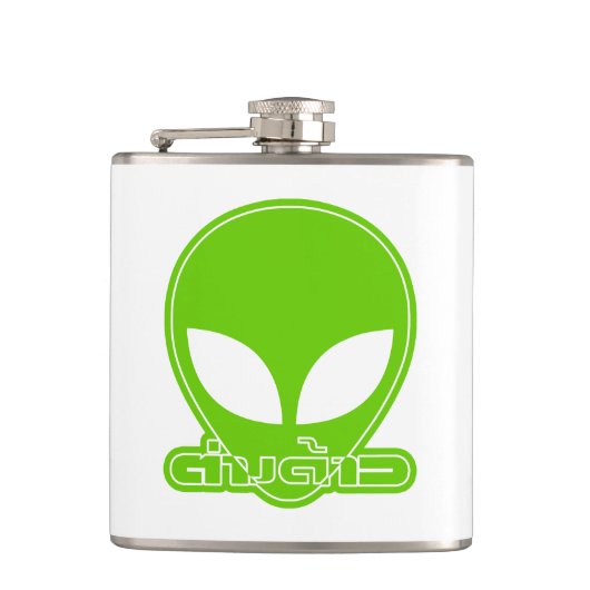 エイリアン[外国人]唐ダオ★タイ語文字 フラスク (正面)