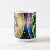 エイリアン・宇宙飛行士宇宙 コーヒーマグカップ (中央)