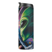 エイリアン・宇宙飛行士宇宙 タンブラー (回転右)