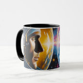 エイリアン・宇宙飛行士宇宙 マグカップ (正面左)