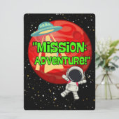 エイリアン、宇宙、ロケット船、惑星、そして宇宙飛行士たち シーズンカード (スタンド正面)