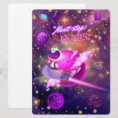 エイリアン、宇宙、ロケット船、惑星、そして宇宙飛行士たち シーズンカード (正面/裏面)