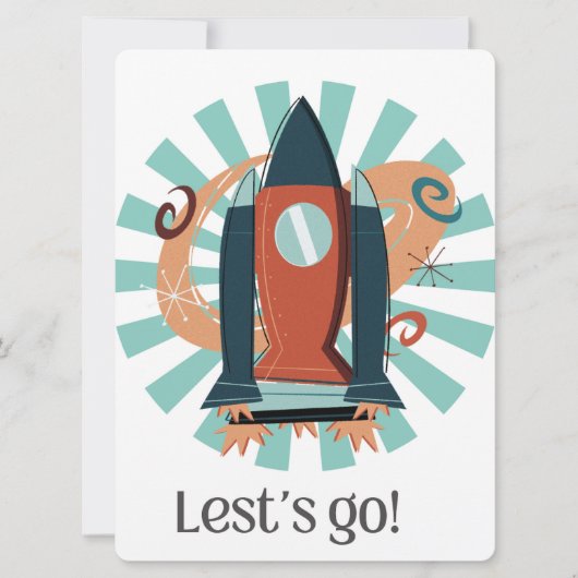 エイリアン、宇宙、ロケット船、惑星、そして宇宙飛行士たち シーズンカード (正面)