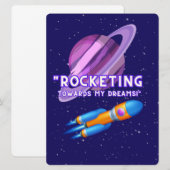 エイリアン、宇宙、ロケット船、惑星、そして宇宙飛行士たち シーズンカード (正面/裏面)