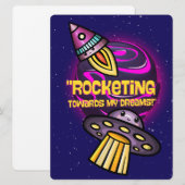 エイリアン、宇宙、ロケット船、惑星、そして宇宙飛行士たち シーズンカード (正面/裏面)