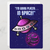 エイリアン、宇宙、ロケット船、惑星、そして宇宙飛行士たち シーズンカード (正面/裏面)