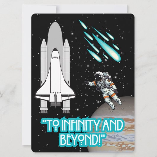 エイリアン、宇宙、ロケット船、惑星、そして宇宙飛行士たち シーズンカード (正面)