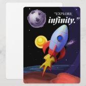 エイリアン、宇宙、ロケット船、惑星、そして宇宙飛行士たち シーズンカード (正面/裏面)