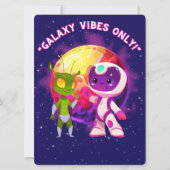 エイリアン、宇宙、ロケット船、惑星、そして宇宙飛行士 シーズンカード (正面)