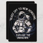 エイリアン、宇宙、ロケット船、惑星、そして宇宙飛行士 シーズンカード (正面/裏面)