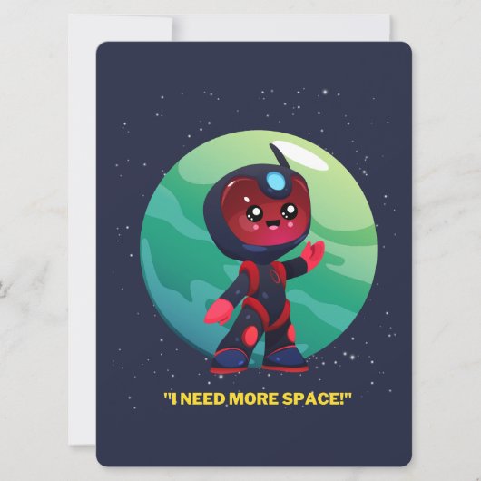 エイリアン、宇宙、ロケット船、惑星、そして宇宙飛行士 シーズンカード (正面)