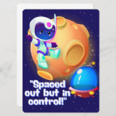 エイリアン、宇宙、ロケット船、惑星、そして宇宙飛行士 シーズンカード (正面/裏面)