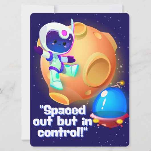 エイリアン、宇宙、ロケット船、惑星、そして宇宙飛行士 シーズンカード (正面)