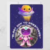 エイリアン、宇宙、ロケット船、惑星、そして宇宙飛行士 シーズンカード (正面)