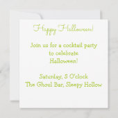 エイリアン 招待状 (裏面)