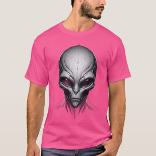 エイリアン – 灰色の男3 （透明な背景） Tシャツ