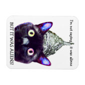 エイリアン!猫マグネット マグネット (横)