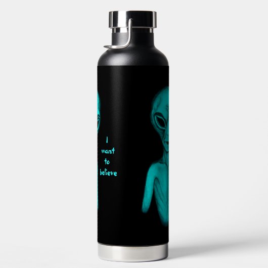 エイリアン、私はしたい信じ ウォーターボトル (右面)