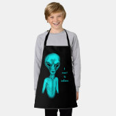 エイリアン、私はしたい信じ エプロン (着用した状態)