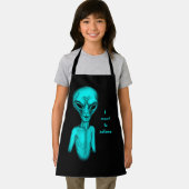 エイリアン、私はしたい信じ エプロン (インサイチュ)
