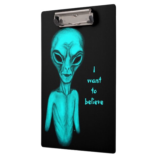 エイリアン、私はしたい信じ クリップボード (左)