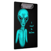 エイリアン、私はしたい信じ クリップボード (右)