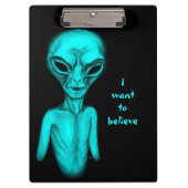エイリアン、私はしたい信じ クリップボード (正面)