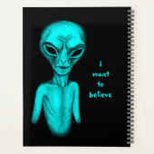 エイリアン、私はしたい信じ プランナー手帳 (裏面)