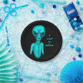 エイリアン、私はしたい信じ ペーパープレート (パーティー)