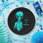 エイリアン、私はしたい信じ ペーパープレート (パーティー)