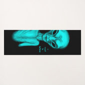 エイリアン、私はしたい信じ ヨガマット (裏面(横))