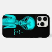 エイリアン、私はしたい信じ iPhoneケース (裏面横)