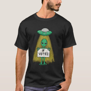 エイリアン「私は投票」 Tシャツ