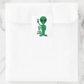 エイリアン - 私をあなたのリーダーに連れて行って スクエアシール (バッグ)