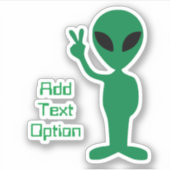 エイリアン- Hello Human シール (正面)