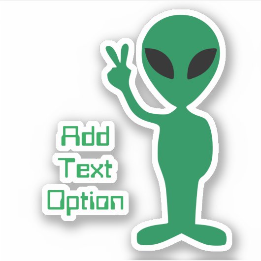 エイリアン- Hello Human シール (正面)