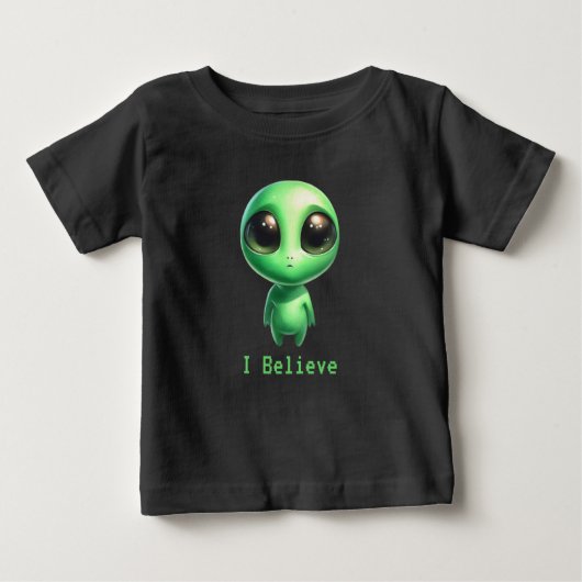 エイリアン- I 信じ ベビーTシャツ (正面)