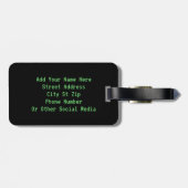 エイリアン- I 信じ ラゲッジタグ (裏面横)