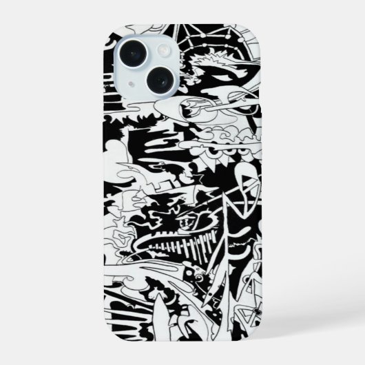 エイリアン iPhone 15ケース (裏面)