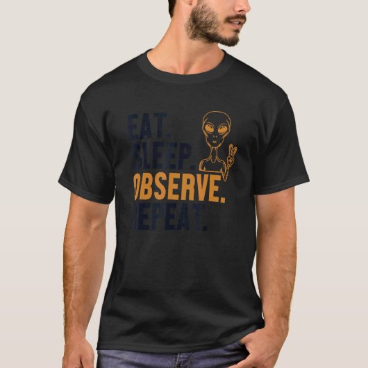エイリアン+UFO+コンスピラシー+エイリアン宇宙人宇宙 Tシャツ (正面)