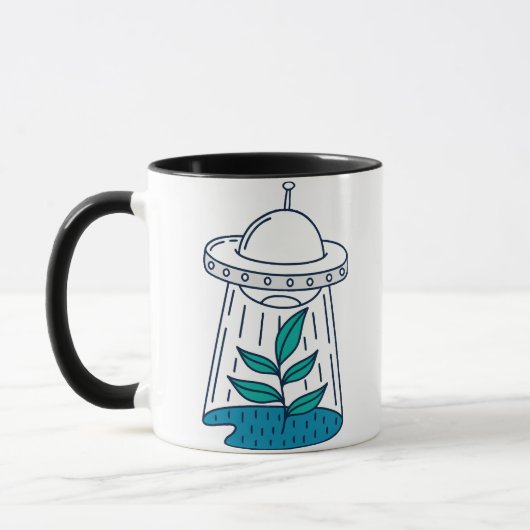 エイリアン UFO マグカップ (左)