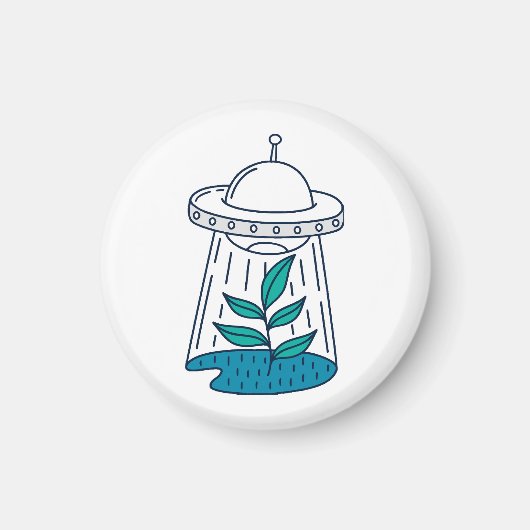 エイリアン UFO マグネット (正面)