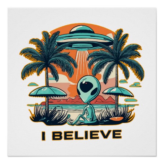 エイリアン+UFO 私は信じてる ポスター (正面)