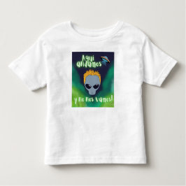 エイリアンaqui estamos y no nos vamos, ufo, extrater トドラーTシャツ