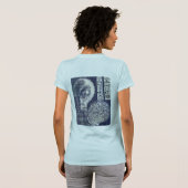 エイリアンAreciboおよびCrabwoodの穀物の円 Tシャツ (裏面フル)